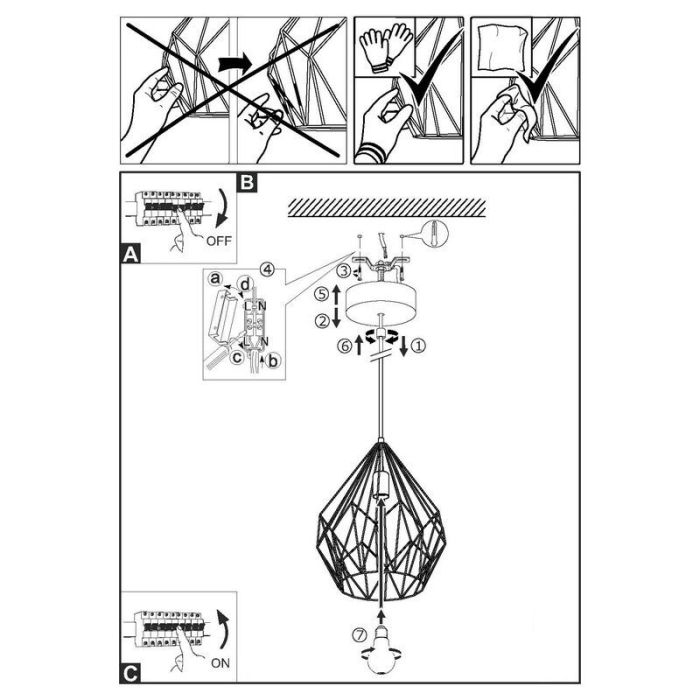 Goldene industrielle Pendelleuchte Metall, Acri