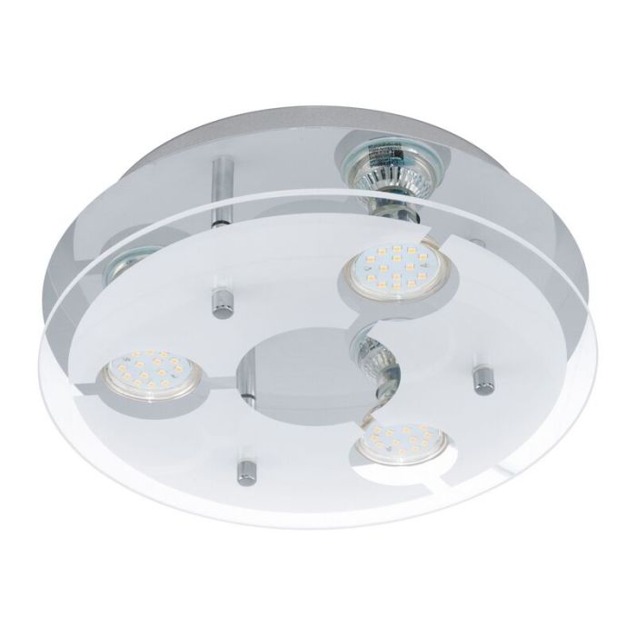 Chrom moderne Deckenlampe Edelstahl, Annelinde