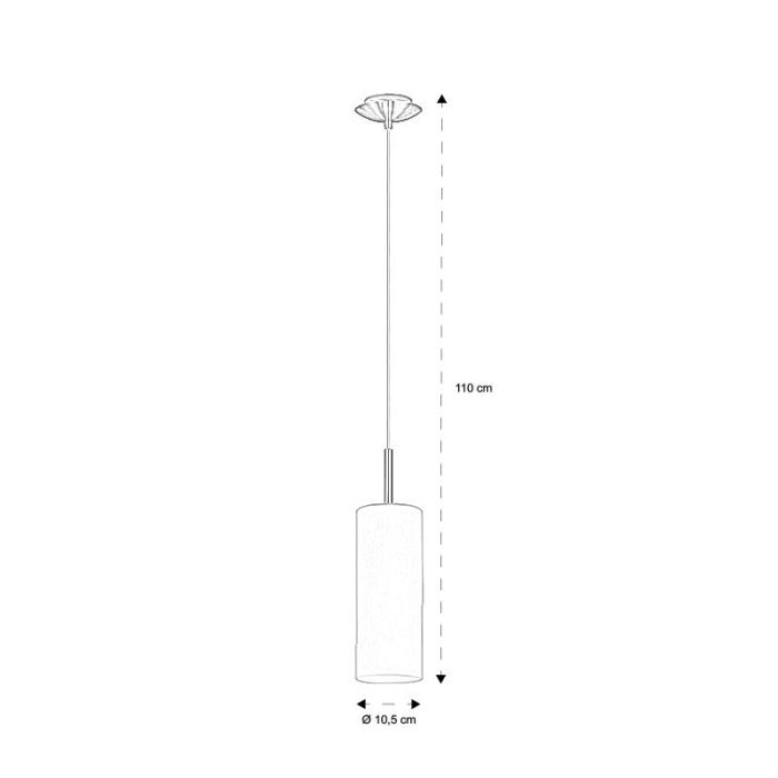 Nickel Pendelleuchte Glas, Ciuda