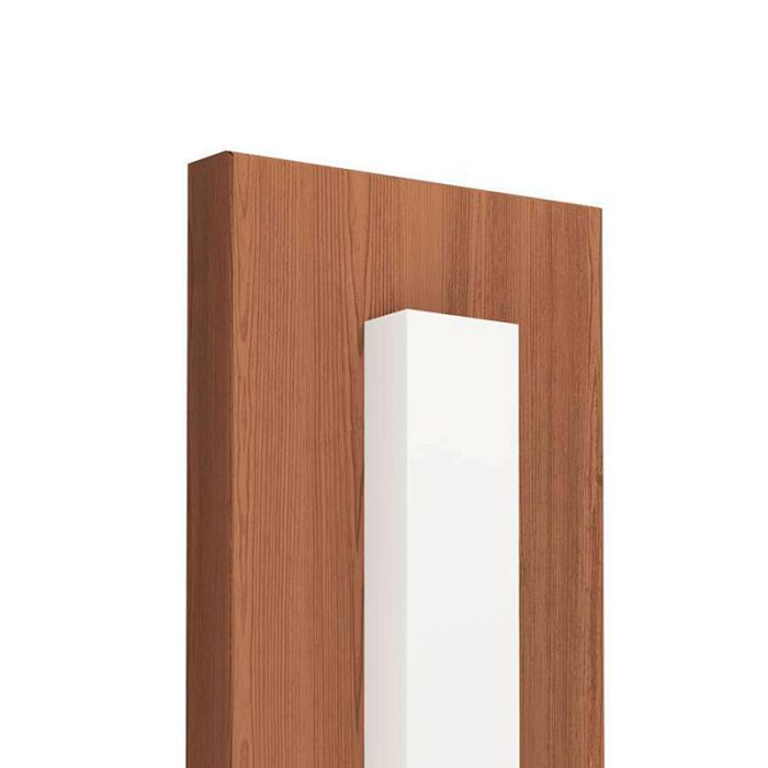 Braune moderne Außenleuchte Aluminium, Bernardo, 7W, 3000K LED, IP44