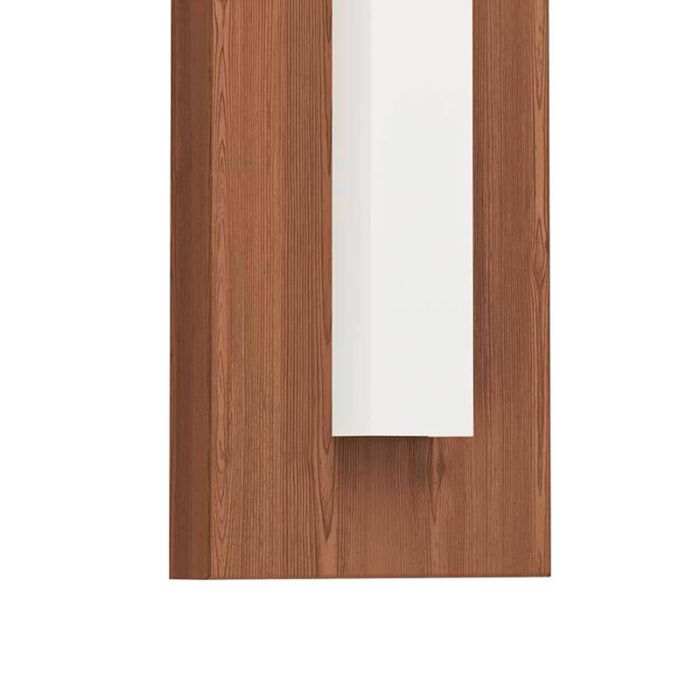 Braune moderne Außenleuchte Aluminium, Bernardo, 7W, 3000K LED, IP44