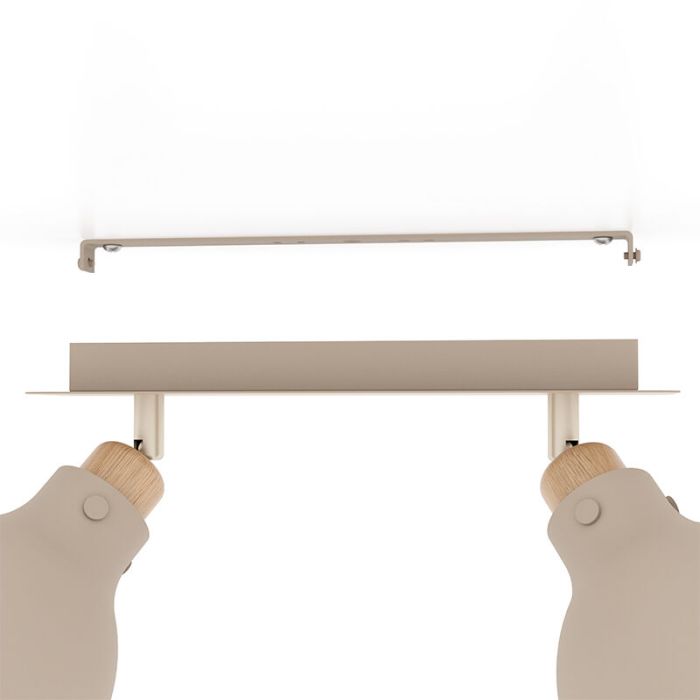 Beige moderne Deckenstrahler Aluminium, Andy
