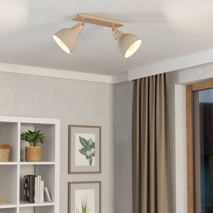 Beige moderne Deckenstrahler Aluminium, Andy