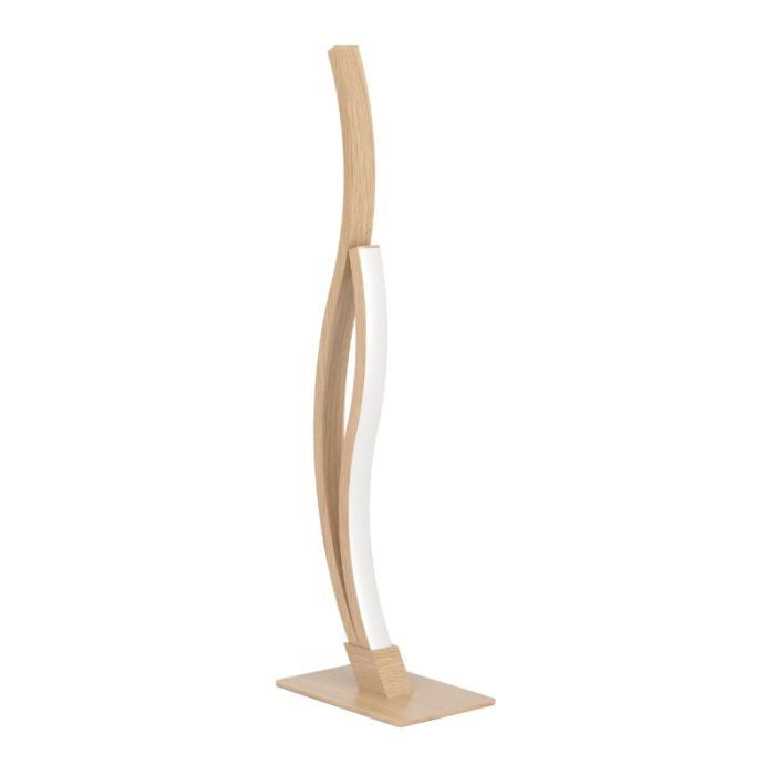 Braune design Tischleuchte Stahl, Tevin, 12W, 4000K LED, mit Schalter
