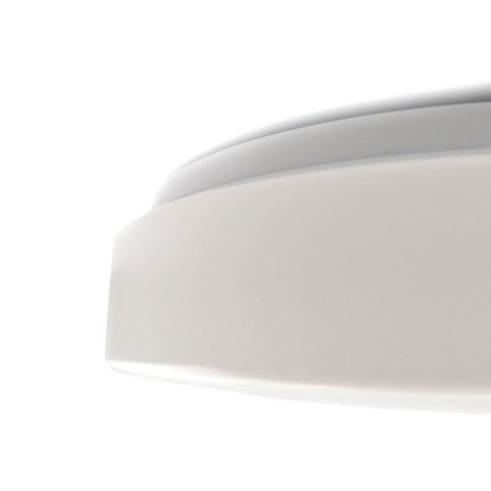 Weiße Deckenlampe Kunststoff, Reda, 16W, warm- bis kaltweiß einstellbare LED