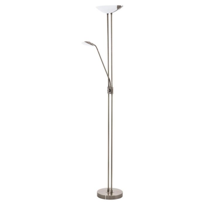 Bronze design Leselampe Stehlampe Glas, Brava, 20W, 3000K LED, mit Schalter
