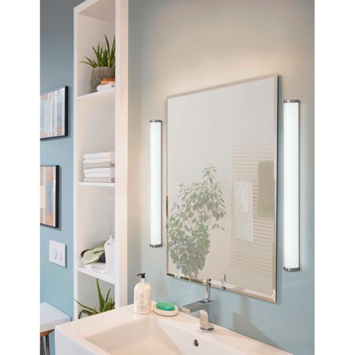 Chrom Spiegelbeleuchtung Kunststoff, Evine, 24W, 4000K LED, IP44