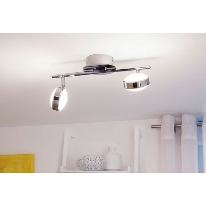 Chrom moderne Deckenstrahler Stahl, Tjark, 5W, 3000K LED