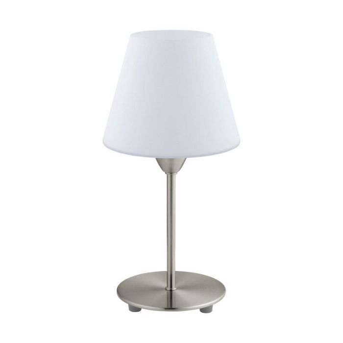 Nickel moderne Tischleuchte Glas, Asiye, mit Schalter