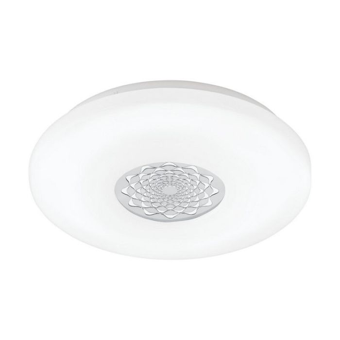 Weiße moderne Deckenleuchte Kunststoff, Carmela, 24W, 3000K LED