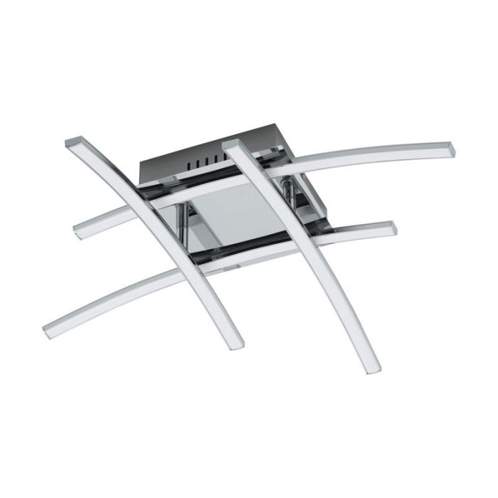Chrom moderne Deckenlampe Aluminium, Josua, 5W, 3000K LED