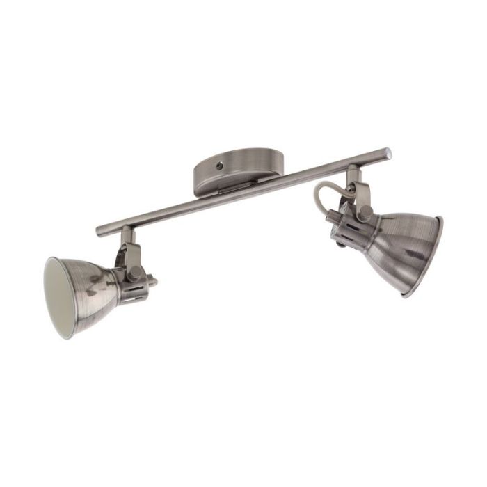 Creme vintage Deckenstrahler Stahl, Tinke