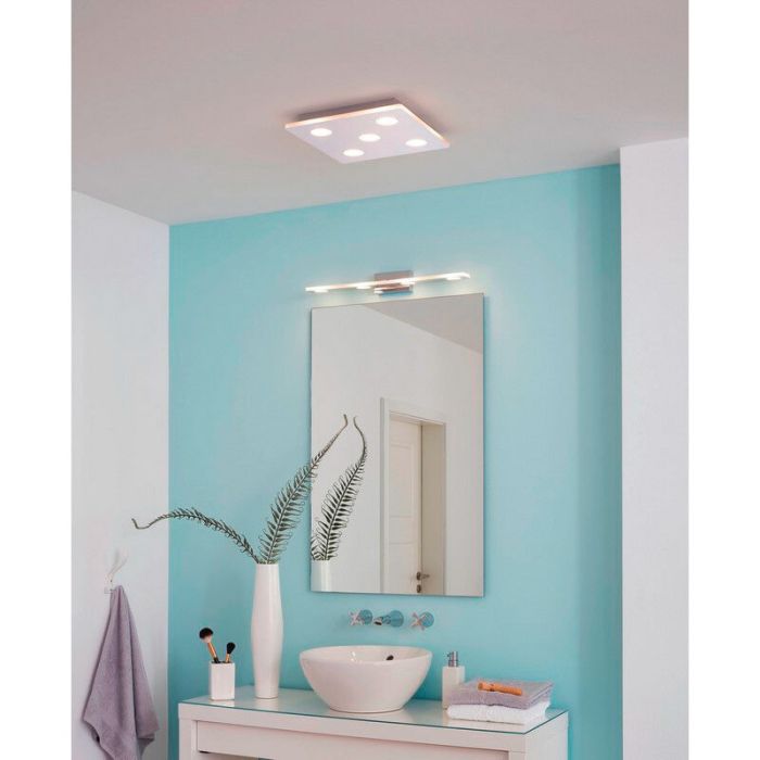Chrom moderne Wandleuchte Kunststoff, Jan, 5W, 3000K LED, IP44