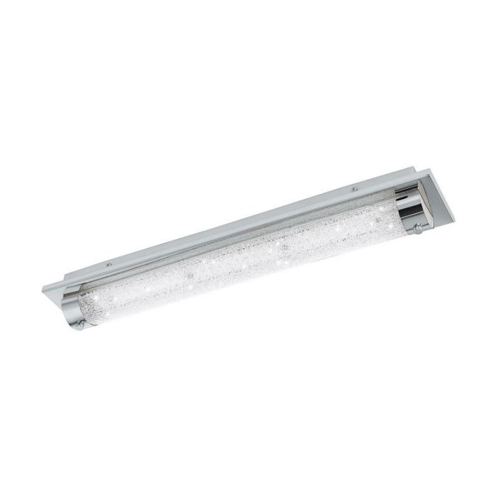 Chrom design Deckenleuchte Glas, Iris, 19W, 4000K LED, IP44