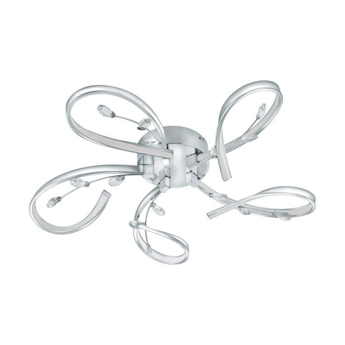 Chrom design Deckenlampe Aluminium, Yorik, 6W, 3000K LED