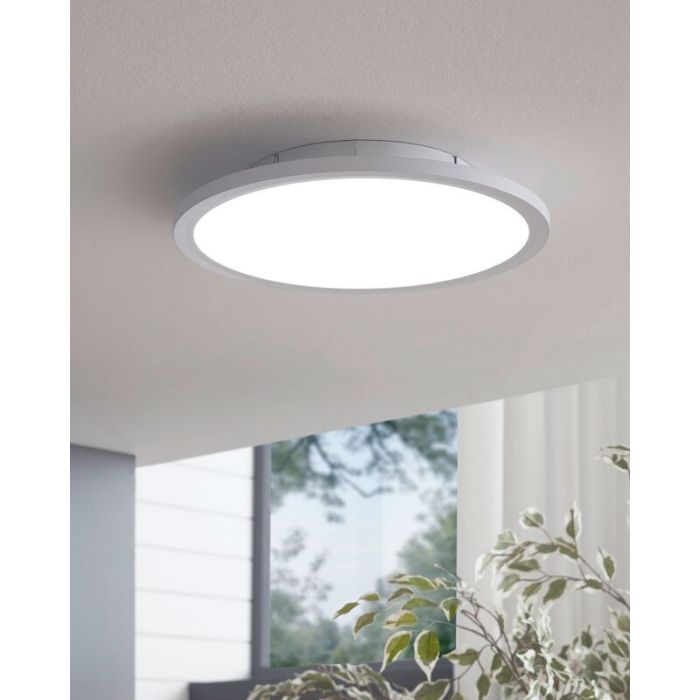 Weiße Deckenlampe Aluminium, Ericus, 17W, 4000K LED