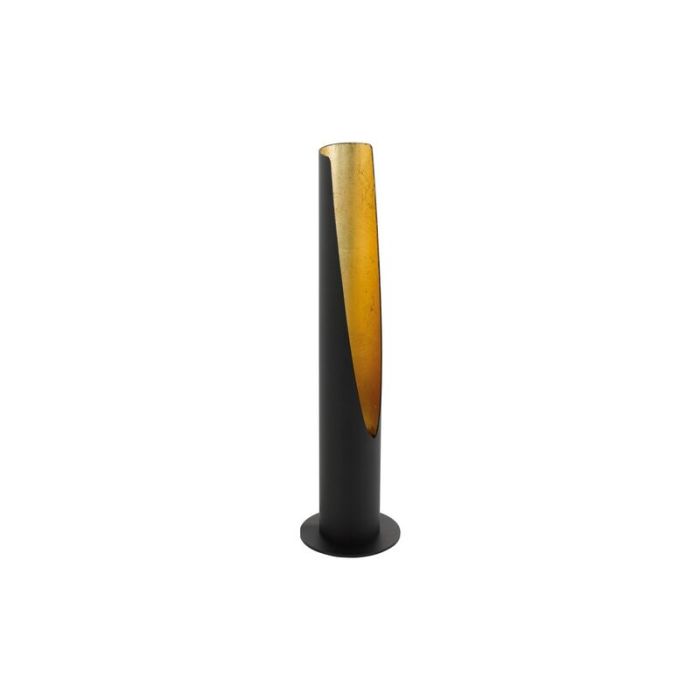 Goldene moderne Tischleuchte Stahl, Aloysius, mit Schalter