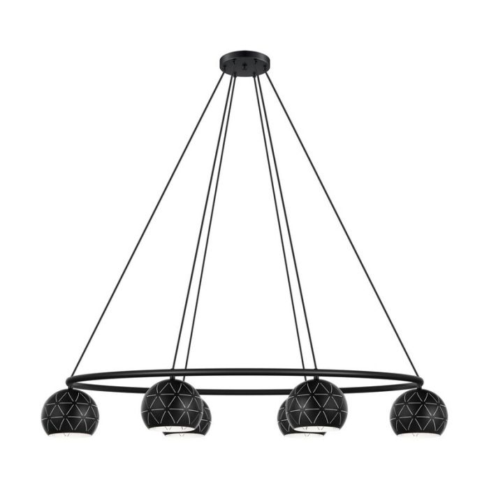 Schwarze moderne Pendelleuchte Stahl, Madelein