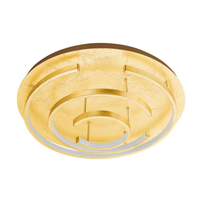 Goldene moderne Deckenlampe Stahl, Sameer, 24W, 3000K LED