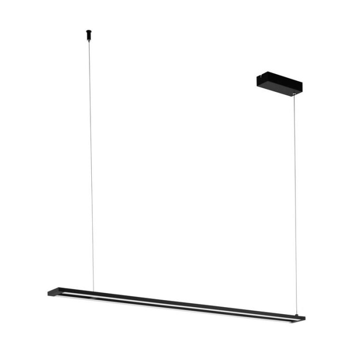Schwarze moderne Pendelleuchte, Guilliano, 27W, 3000K LED