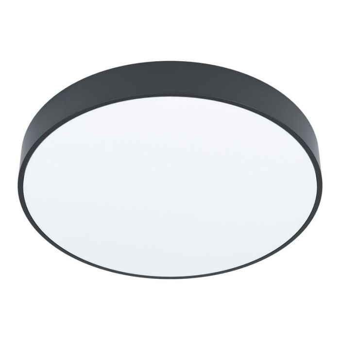 Schwarze Aufbauspot Stahl, Zippora, 18W, in Lichtfarbe einstellbare LED