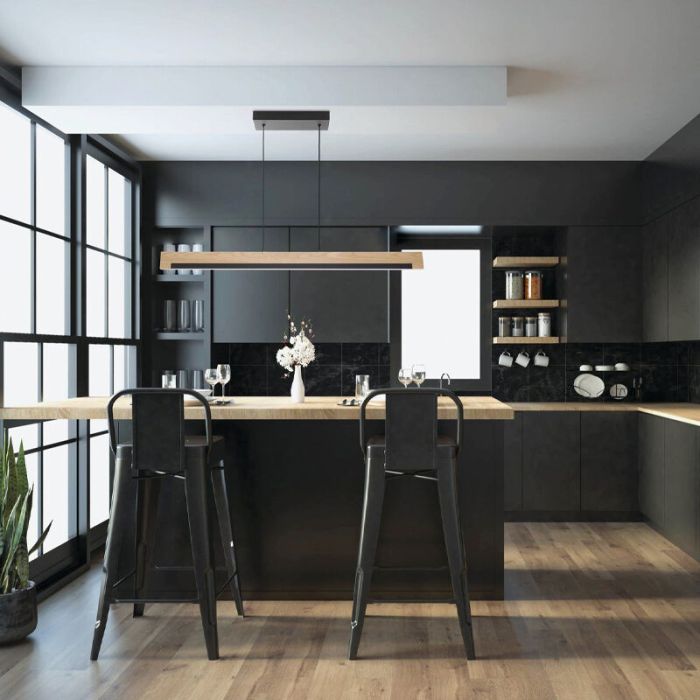 Holz Pendelleuchte Landhaus, Ludovica, 25W, 3000K LED