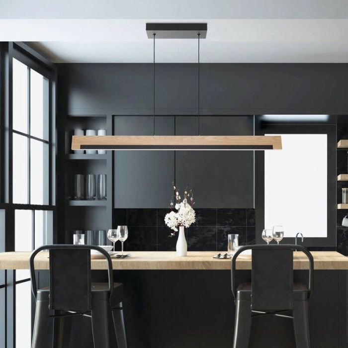 Holz Pendelleuchte Landhaus, Ludovica, 25W, 3000K LED