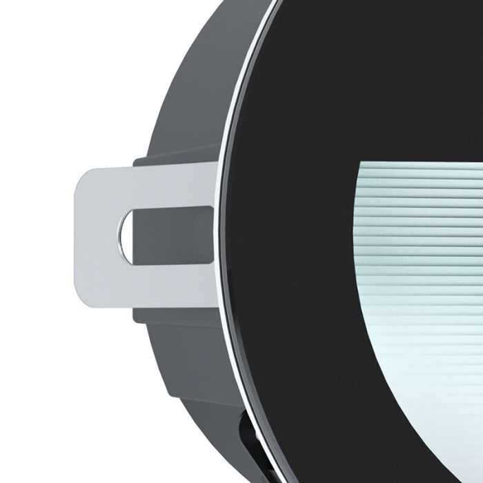 Schwarze moderne Wandeinbauleuchte Außen Aluminium, Luigino, 2,5W, 4000K LED, IP65