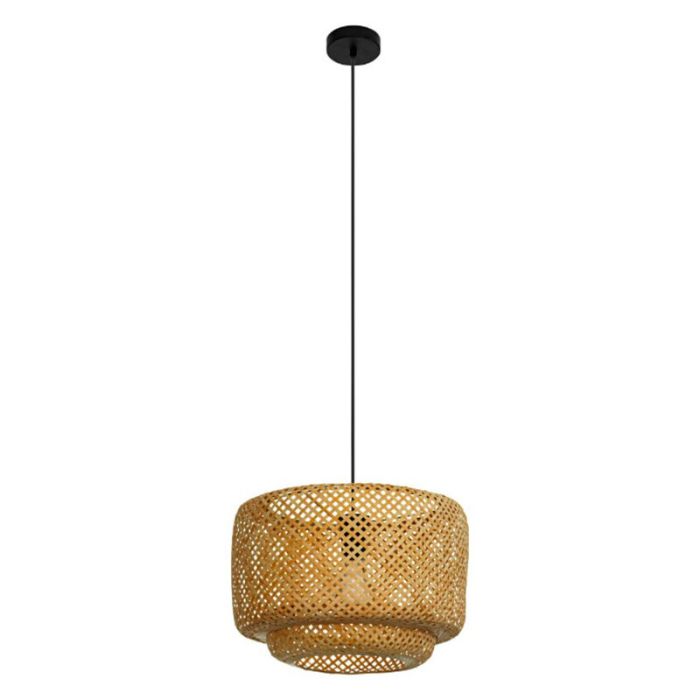 Rattan Pendelleuchte Braun, Jetze