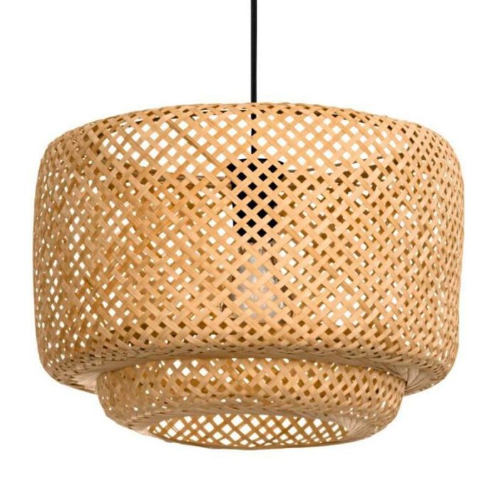 Rattan Pendelleuchte Braun, Jetze