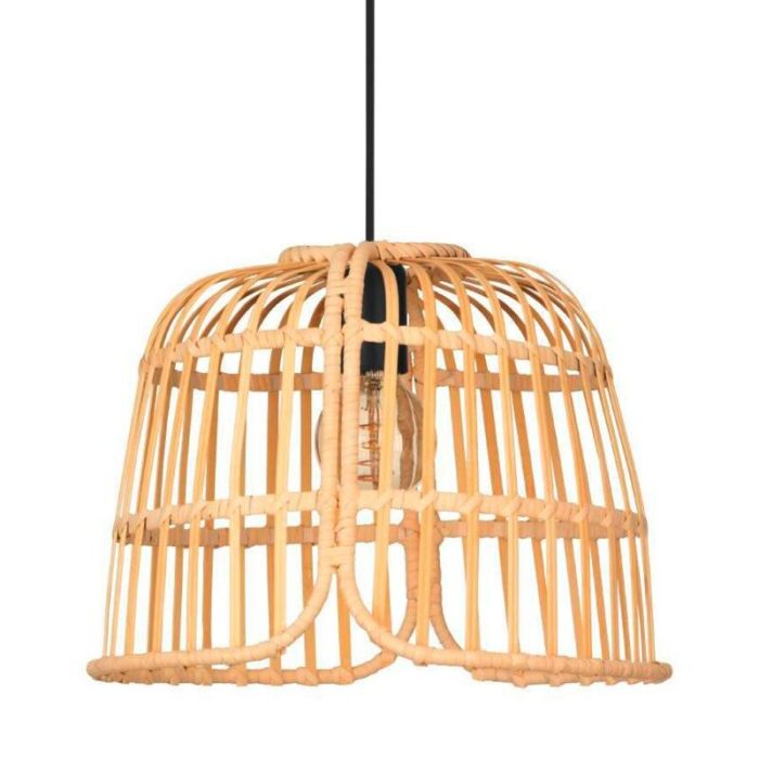 Rattan Pendelleuchte Braun, Sicco