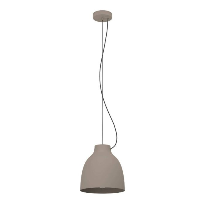 Taupe industrielle Pendelleuchte Aluminium, Thijs