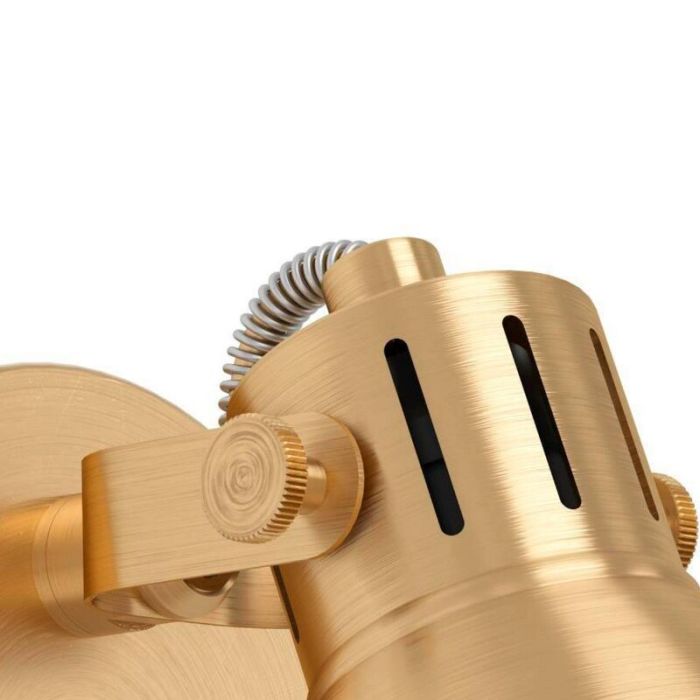 Goldene industrielle Wandstrahler Aluminium, Tinke