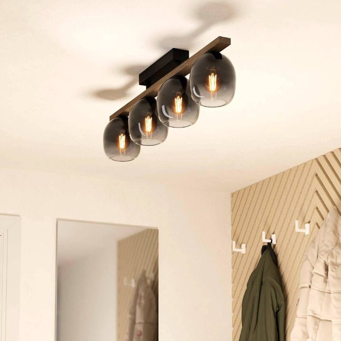 Braune design Deckenleuchte Aluminium, Frida