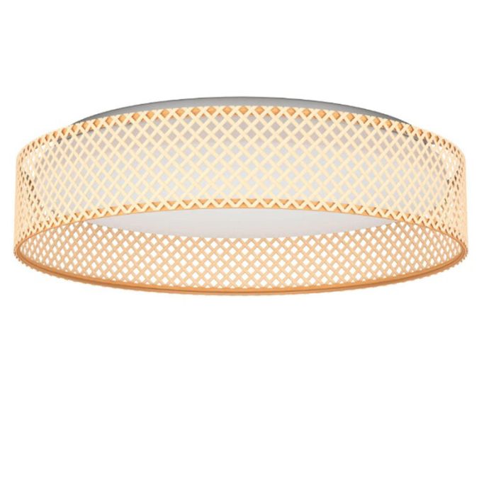 Braune moderne Deckenlampe Aluminium, Jolene, 24W, 3000K LED