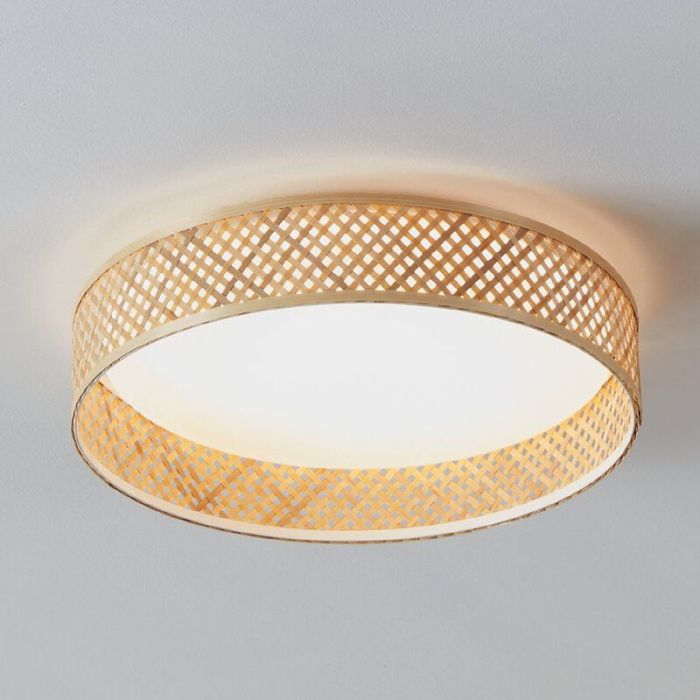 Braune moderne Deckenlampe Aluminium, Jolene, 24W, 3000K LED