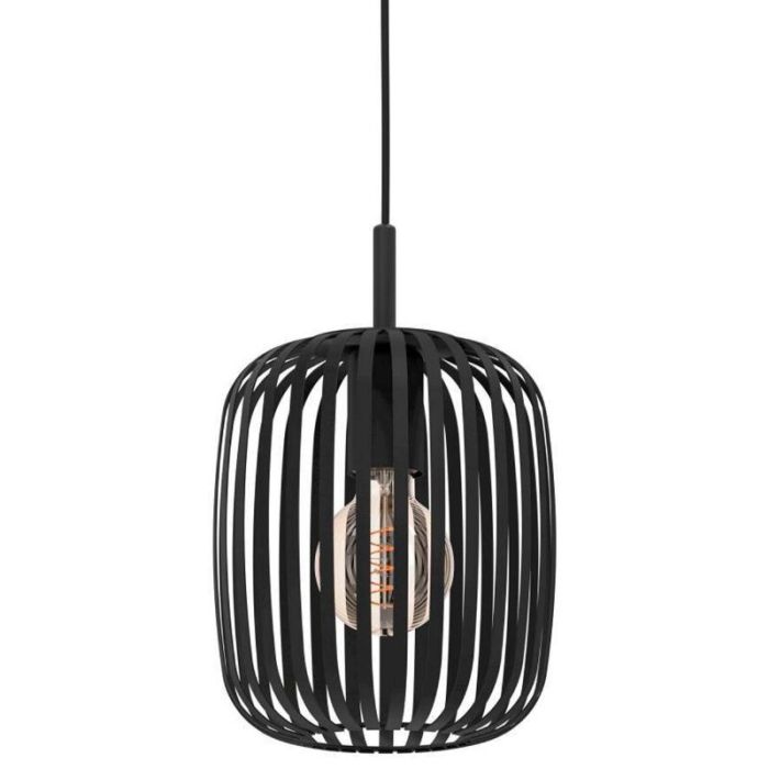 Schwarze industrielle Pendelleuchte Aluminium, Pietro