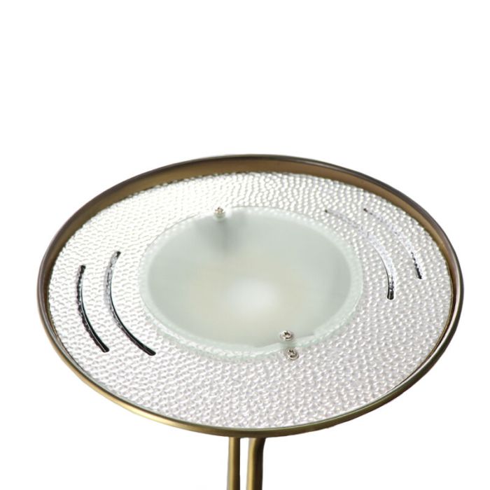 Moderne Leselampe Stehlampe Messing, Salvador, 18W, 3000K LED, mit Schalter