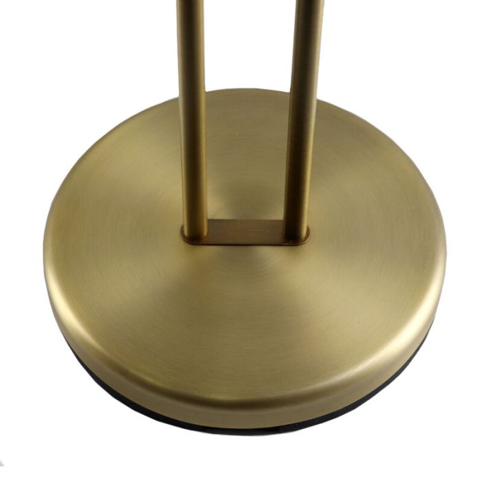 Moderne Leselampe Stehlampe Messing, Salvador, 18W, 3000K LED, mit Schalter