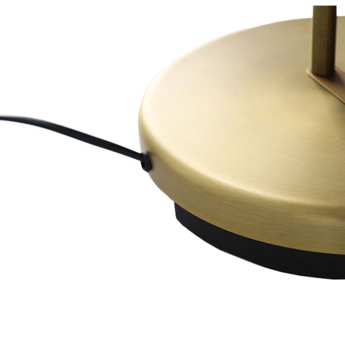 Moderne Leselampe Stehlampe Messing, Salvador, 18W, 3000K LED, mit Schalter