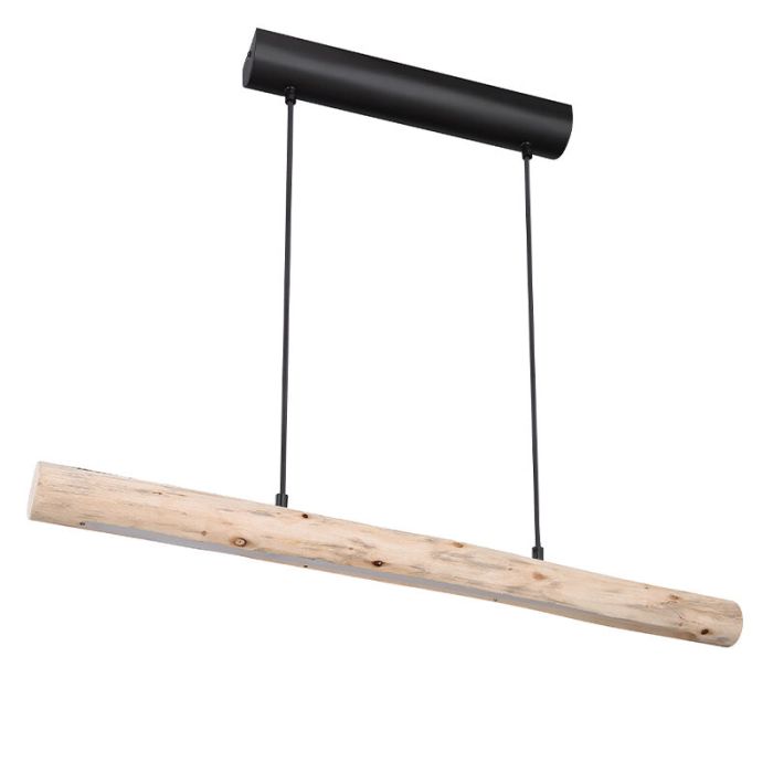 Holz Pendelleuchte Braun, Abbas, 15W, 3000K LED