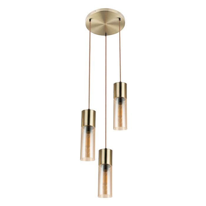 Bernstein design Pendelleuchte Glas, Xena