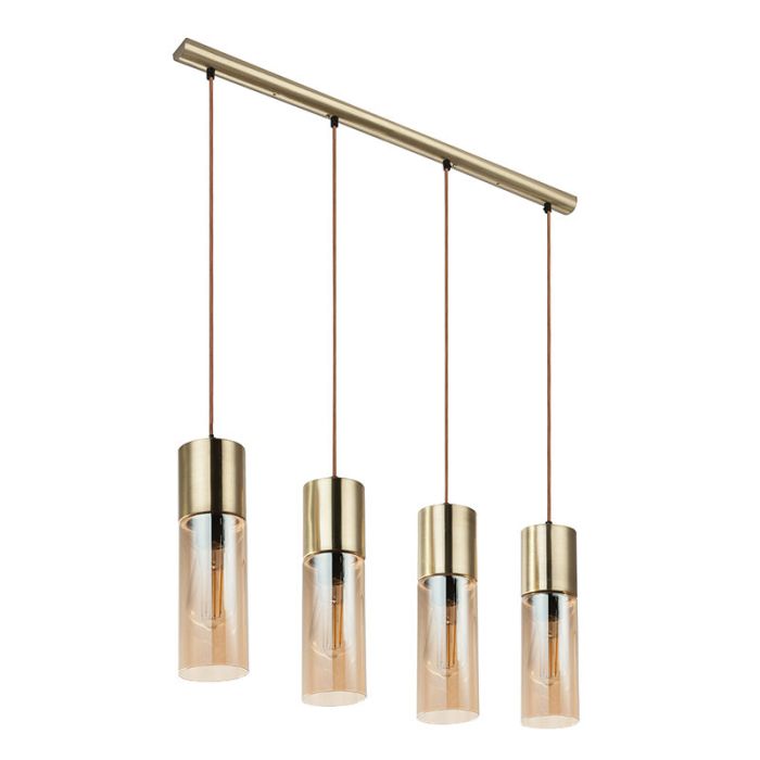 Bernstein design Pendelleuchte Glas, Xena