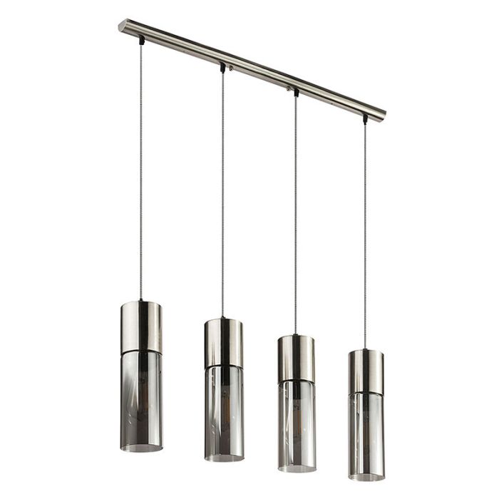 Nickel design Pendelleuchte Glas, Xena