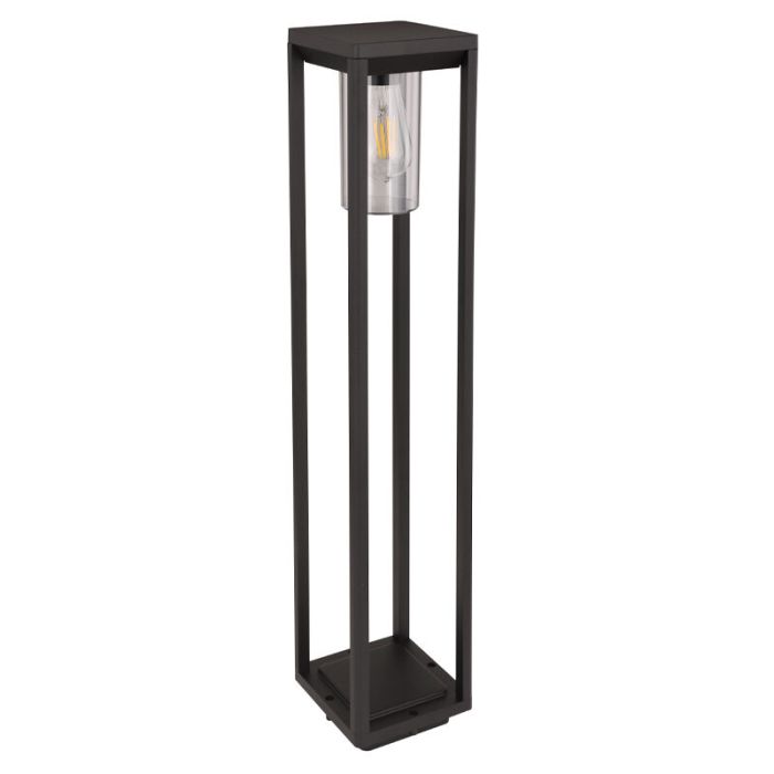 Schwarze moderne Außenleuchte Kunststoff, Vildan, IP44