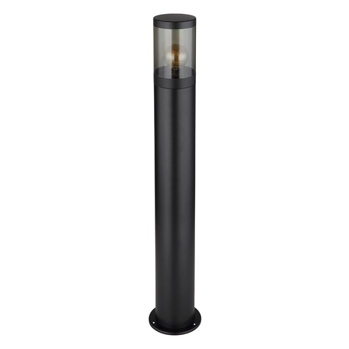 Schwarze moderne Außenleuchte Edelstahl, Lambert, IP44