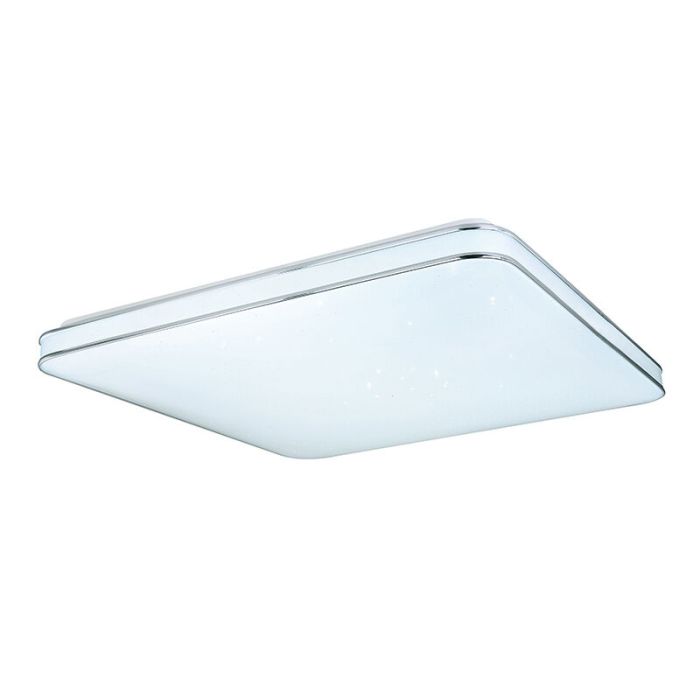 Weiße Smart Deckenleuchte Metall, Alison, 48W, warm- bis kaltweiß einstellbare LED