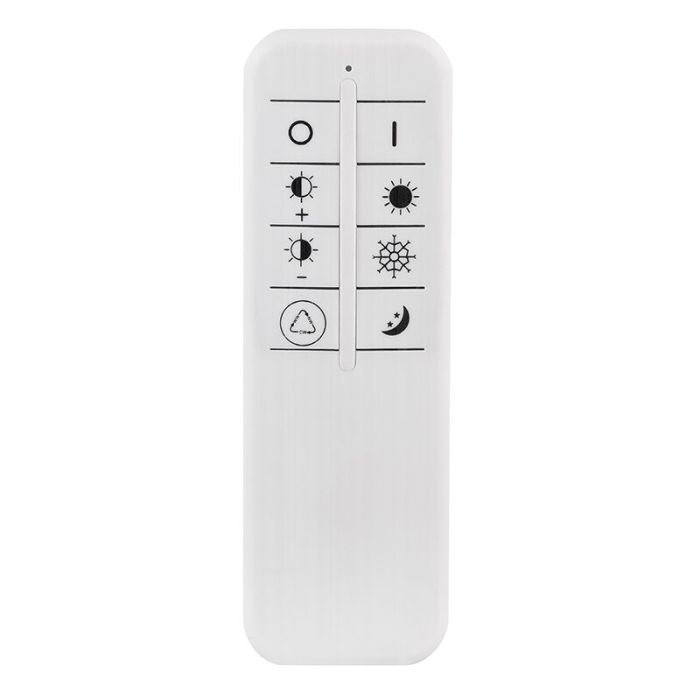 Weiße moderne Smart Deckenleuchte Metall, Taylan, 40W, warm- bis kaltweiß einstellbare LED