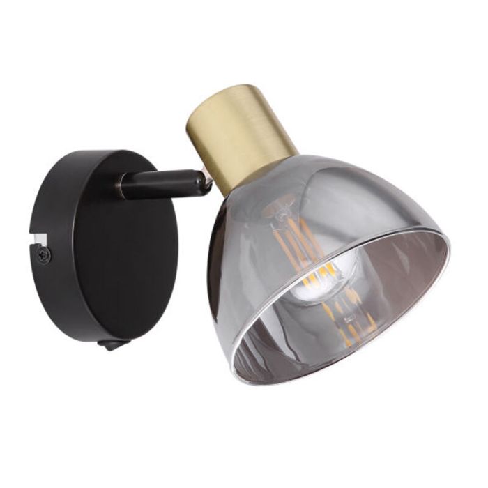 Goldene moderne Wandstrahler Glas, Arthur