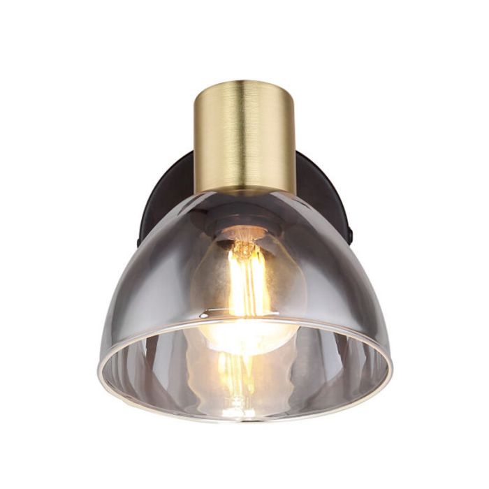 Goldene moderne Wandstrahler Glas, Arthur